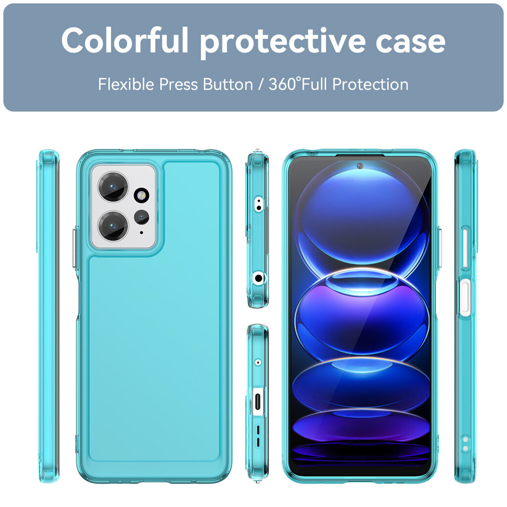 Newskin Clear Case Redmi Note 12 Pro Plus 5G Helesinine цена и информация | Telefoni kaaned, ümbrised | kaup24.ee