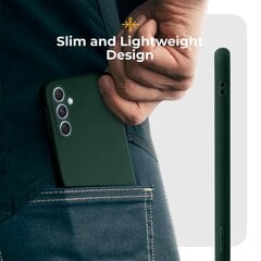 Moozy Minimalist Samsung Galaxy A54 5G matt silikoonümbris, Tumeroheline hind ja info | Telefoni kaaned, ümbrised | kaup24.ee