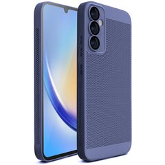 Moozy Samsung Galaxy A34 5G ümbris tuulutusdisainiga telefoni kaas VentiGuard Case, Sinine hind ja info | Telefoni kaaned, ümbrised | kaup24.ee