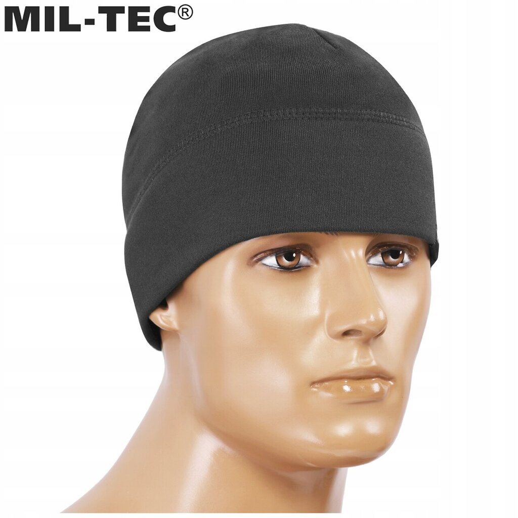 Talvine müts, Mil-Tec, BEANIE SOFT, Must hind ja info | Meeste sallid, mütsid ja kindad | kaup24.ee