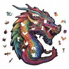 LARGE DRAGON WOOD PUZZZZLE 490 tükki raske XXL puzzle hind ja info | Pusled | kaup24.ee