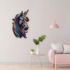 Unicorn Puzzle 140 tk raske puidust ükssarviku pusle L hind ja info | Pusled | kaup24.ee