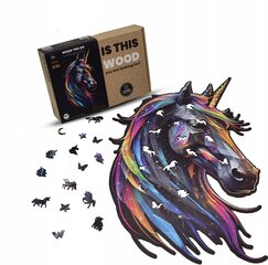 PUZZLE Unicorn 500 tükk XXL puidust puzzle Puidust pusled Puidust pusled hind ja info | Pusled | kaup24.ee