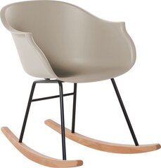 Кресло-качалка Beliani Harmony, песочный/черный цена и информация | Кресла в гостиную | kaup24.ee