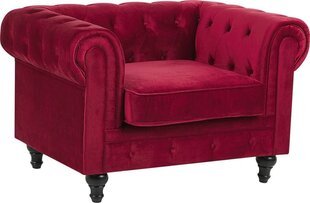 Tugitool Beliani Chesterfield, punane hind ja info | Tugitoolid ja tugitoolvoodid | kaup24.ee