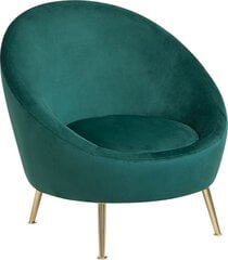 Кресло Beliani Langa, зеленый/золотой цена и информация | Кресла в гостиную | kaup24.ee