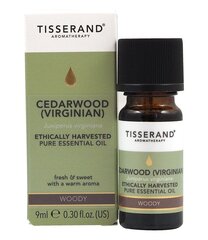 Cedarwood (Virginian) Ethically Harvested - Cedarwood Oil (9 ml) hind ja info | Eeterlikud ja kosmeetilised õlid | kaup24.ee