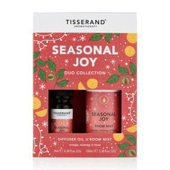 TISSERAND AROMATHERAPY Seasonal Joy Duo Collection - Diffuusoriõli ja toasudu (1 x 9 ml, 1 x 100 ml) цена и информация | Эфирные, косметические масла, гидролаты | kaup24.ee