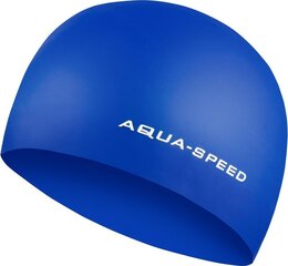 Ujumismüts Aqua Speed Racing Cap 3D, sinine hind ja info | Ujumismütsid | kaup24.ee