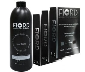Набор для удаления седины FIORD Dark 2-3 + Medium 4-5 + Light 6-7 + окислитель FIORD 4,5%. цена и информация | Краска для волос | kaup24.ee