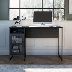 Письменный стол Dorel Home Purdue, черный цена и информация | Компьютерные, письменные столы | kaup24.ee