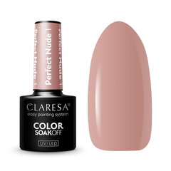 claresa гибридный лак perfect nude 1 -5г цена и информация | Лаки для ногтей, укрепители для ногтей | kaup24.ee