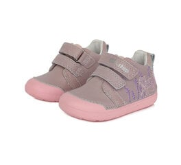 Демисезонные кожаные ботинки D.D.Step для девочки, S066-319, Mauve. цена и информация | Ботинки детские | kaup24.ee