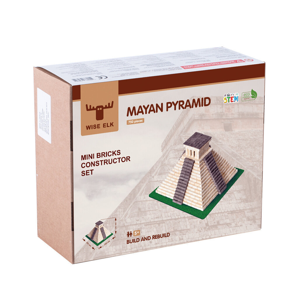 Small Brick Builder Wise Elk Mayan Pyramid, 750 tk цена и информация | Klotsid ja konstruktorid | kaup24.ee