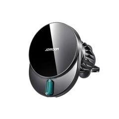 Laadija-hoidjaga magnetauto Joyroom JR-ZS409 MagSafe 15W must hind ja info | Mobiiltelefonide laadijad | kaup24.ee