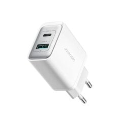 Laadija Joyroom JR-TCF15 USB-C/USB-A 30W valge hind ja info | Mobiiltelefonide laadijad | kaup24.ee