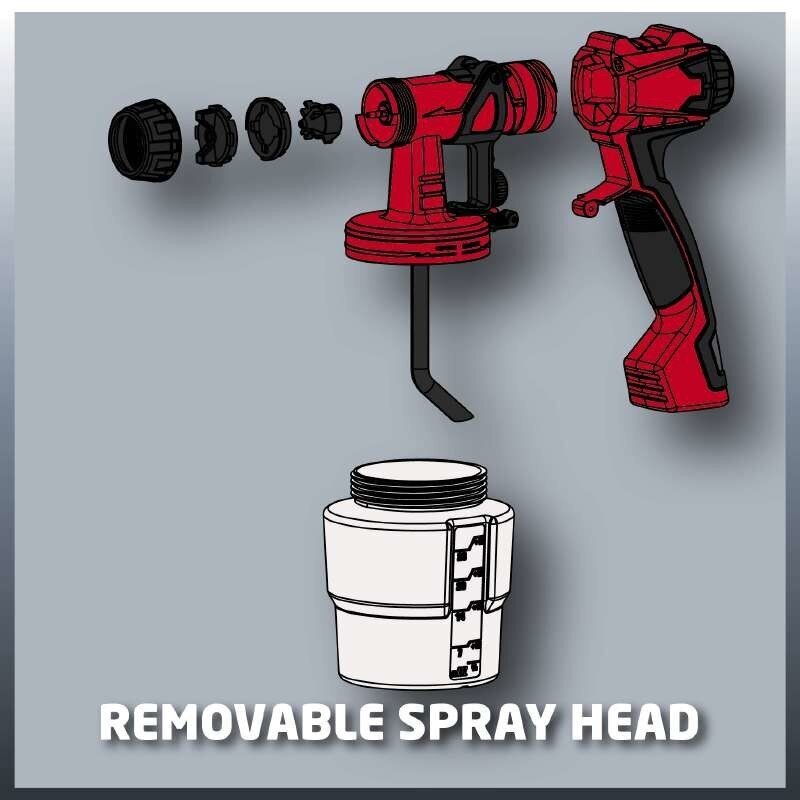 EINHELL VÄRIPÜStol TC-SY 700 S SPRAY SYS hind ja info | Värvipüstolid | kaup24.ee