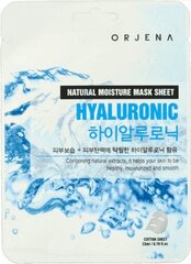 ORJENA - Hyaluronic Natural Moisture Mask Sheet, 23ml - niisutav lehtmask цена и информация | Маски для лица, патчи для глаз | kaup24.ee