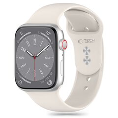 СИЛИКОНОВЫЙ ЗАЩИТНЫЙ ЧЕХОЛ ДЛЯ APPLE WATCH 4 | 5 | 6 | 7 | 8 | 9 | SE (38 | 40 | 41 ММ) STARLIGHT цена и информация | Аксессуары для смарт-часов и браслетов | kaup24.ee