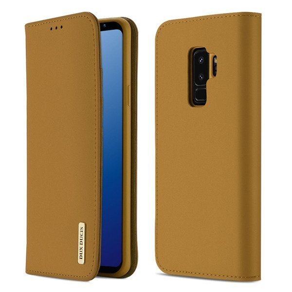 Dux Ducis Wish Magnet Case From The Real Leather For Samsung Galaxy Note 9 Brown цена и информация | Telefoni kaaned, ümbrised | kaup24.ee
