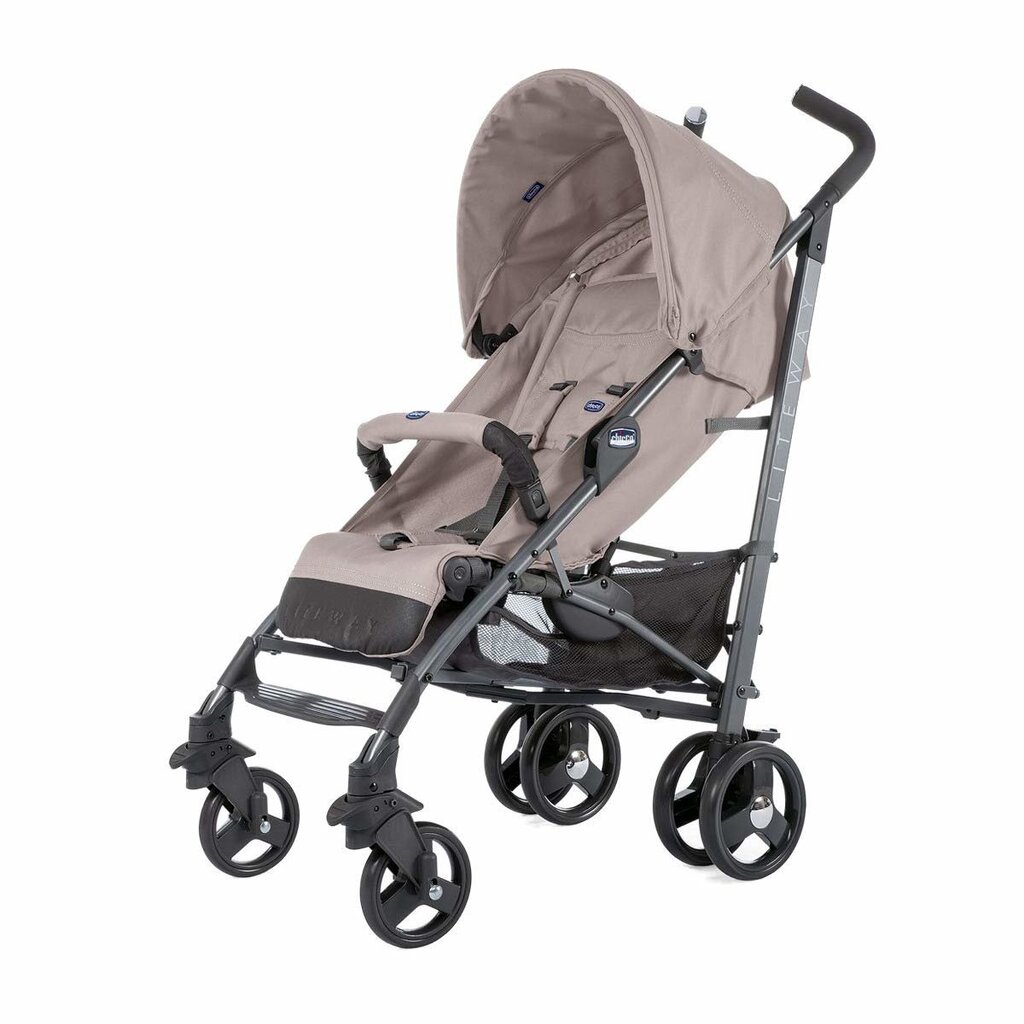 Sportlik kergkäru Chicco Liteway 3, Dark Beige hind ja info | Vankrid, jalutuskärud | kaup24.ee