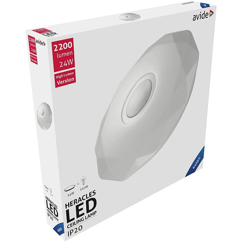 Avide LED-laevalgusti Heracles 24W 6400K цена и информация | Laelambid | kaup24.ee