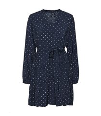 Vero Moda naiste kleit 10317077*01, tumesinine/valge 5715610220407 hind ja info | Naiste T-särgid, topid | kaup24.ee