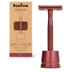 Käsitsi habemeajamise žilett Bambaw Safety Razor Unisex Hoidja (Renoveeritud A+) hind ja info | Raseerimisvahendid | kaup24.ee