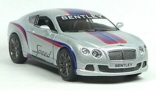 Automudel Kinsmart Bentley Continental GT Speed 2012, 12 cm hind ja info | Poiste mänguasjad | kaup24.ee