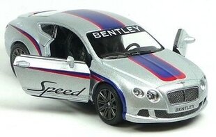 Automudel Kinsmart Bentley Continental GT Speed 2012, 12 cm hind ja info | Poiste mänguasjad | kaup24.ee