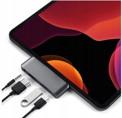 Adapter 4in1 HUB USB-C 3.0 HDMI 4K JACK iPad Pro jaoks цена и информация | Чехлы для планшетов и электронных книг | kaup24.ee