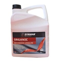 SYNMAR ANTIFREEZE ORGANIC -36 LL, G12+, антифриз, концентрат, красный, 5л цена и информация | Очищающие и охлаждающие жидкости | kaup24.ee