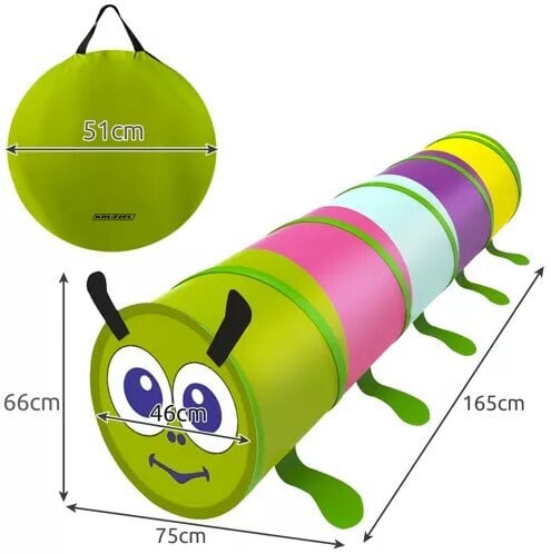 Lastetelk/tunnel - Kruzzel hind ja info | Mänguväljakud, mängumajad | kaup24.ee