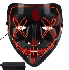 Malatec LED valgustusega mask hind ja info | Karnevali kostüümid | kaup24.ee