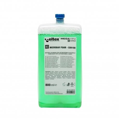 Celtex E-control antimikroobne seebivaht kätepesuks 800ml цена и информация | Seebid | kaup24.ee