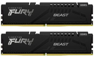 Kingston Fury Beast (KF560C30BBK2-64) цена и информация | Оперативная память (RAM) | kaup24.ee