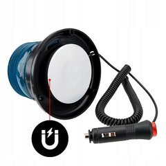 LED KUKE LAMP SININE VILKUV LÜLITI HOIATUSMAGNET 12V - 80V цена и информация | Автомобильные электропринадлежности 12V | kaup24.ee