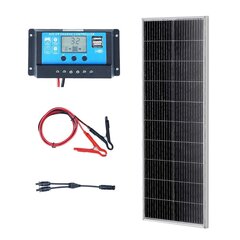 Päikesepaneelide komplekt Vevor, 100W hind ja info | Päikeseenergiajaamade osad | kaup24.ee