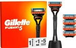 Raseerija komplekt Gillette Fusion5 meestele: raseerija + 5 žiletitera + alus