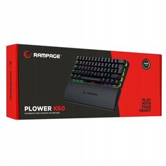 Rampage Plower K60 RMP Blue Switch (PLOWER K60) цена и информация | Клавиатуры | kaup24.ee