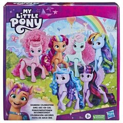 Hasbro - My Little Pony Rainbow Celebration 6 Pony Set цена и информация | Игрушки для девочек | kaup24.ee