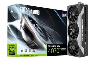 Zotac Gaming GeForce RTX 4070 Ti Super Solid (ZT-D40730R-10P) цена и информация | Видеокарты | kaup24.ee