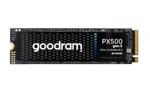 Goodram PX500 (SSDPR-PX500-02T-80-G3) hind ja info | Sisemised kõvakettad (HDD, SSD, Hybrid) | kaup24.ee