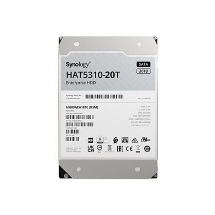 Synology HAT5310-20T цена и информация | Sisemised kõvakettad (HDD, SSD, Hybrid) | kaup24.ee