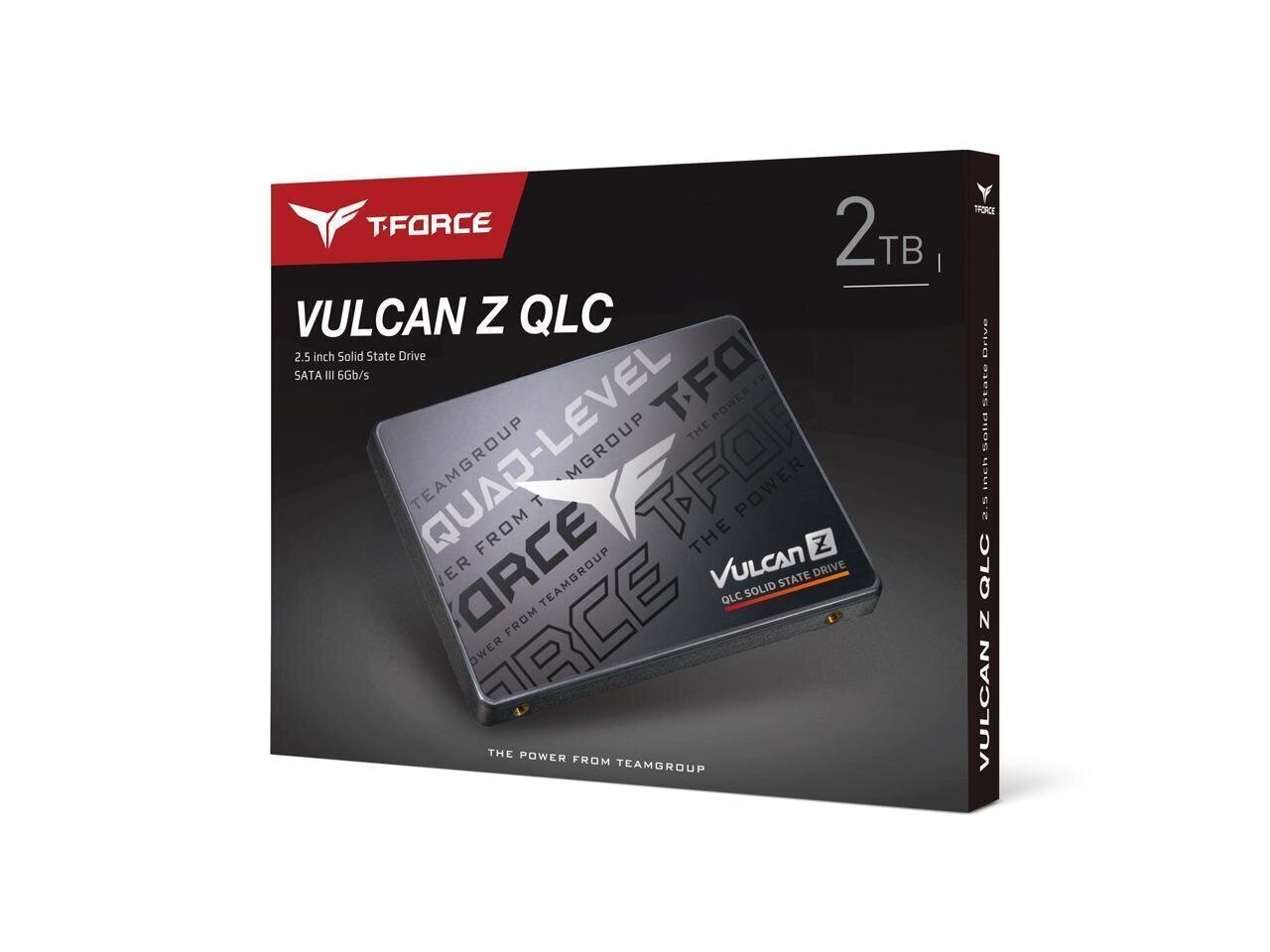 TeamGroup Vulcan Z QLC (T253TY002T0C101) hind ja info | Sisemised kõvakettad (HDD, SSD, Hybrid) | kaup24.ee