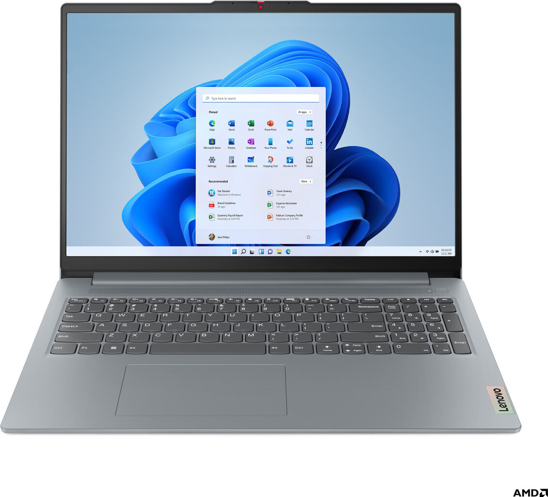 Lenovo IdeaPad Slim 3 16ABR8 (82XR006YMX) цена и информация | Sülearvutid | kaup24.ee