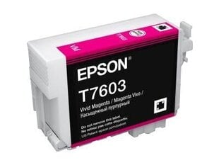 Epson T7603 Ink Vivid Magenta (C13T76034N10) цена и информация | Картриджи для струйных принтеров | kaup24.ee