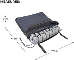 Ортопедическая подушка против пролежней Mobiclinic Q-AIR, 45 x 40 x 6 см цена и информация | Mедицинский уход | kaup24.ee