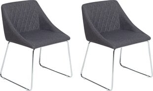 Комплект из 2-х стульев Beliani Arcata, серый цена и информация | Стулья для кухни и столовой | kaup24.ee