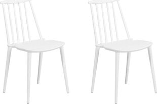 Комплект из 2-х стульев Beliani Ventnor, белый цена и информация | Стулья для кухни и столовой | kaup24.ee